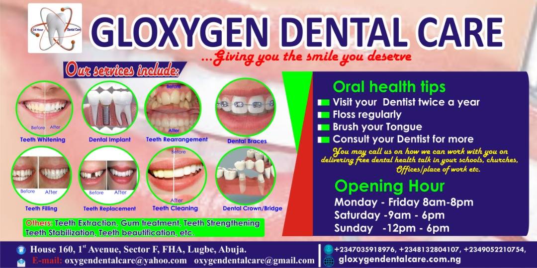 Gloxygen Dental Care services and information
